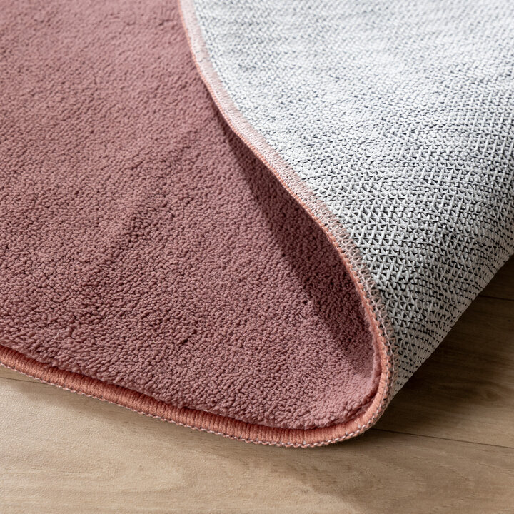 Wasbaar kindervloerkleed - Coco Maan Donkerroze