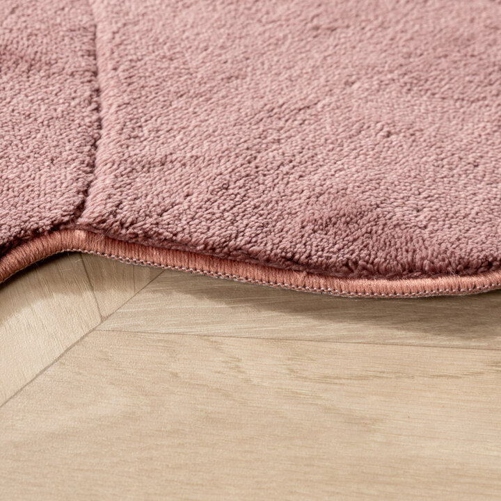 Wasbaar kindervloerkleed - Coco Bloem Donkerroze