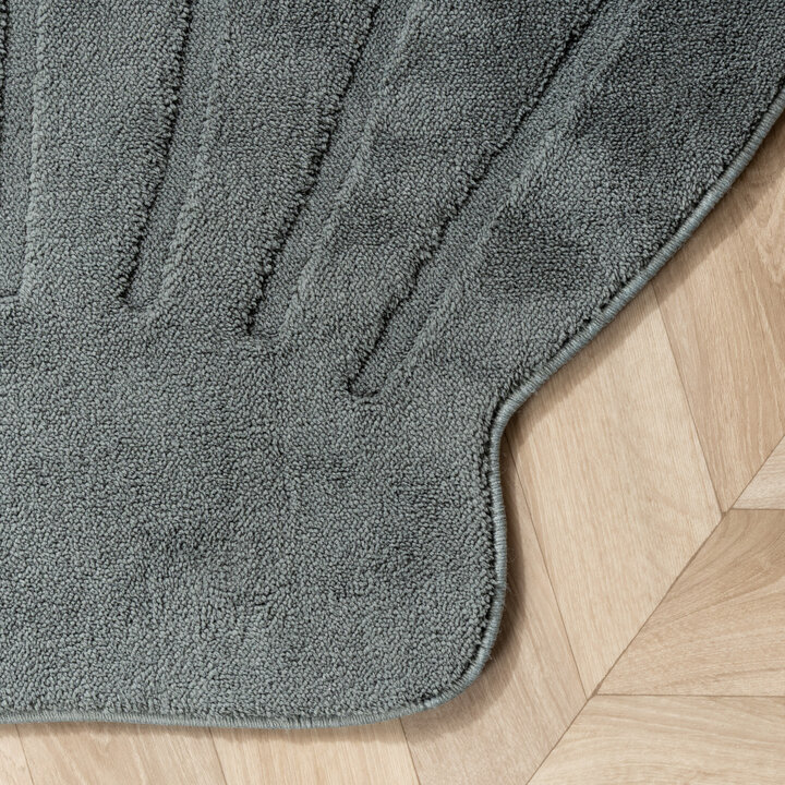 Wasbaar kindervloerkleed - Coco Schelp Donkergroen