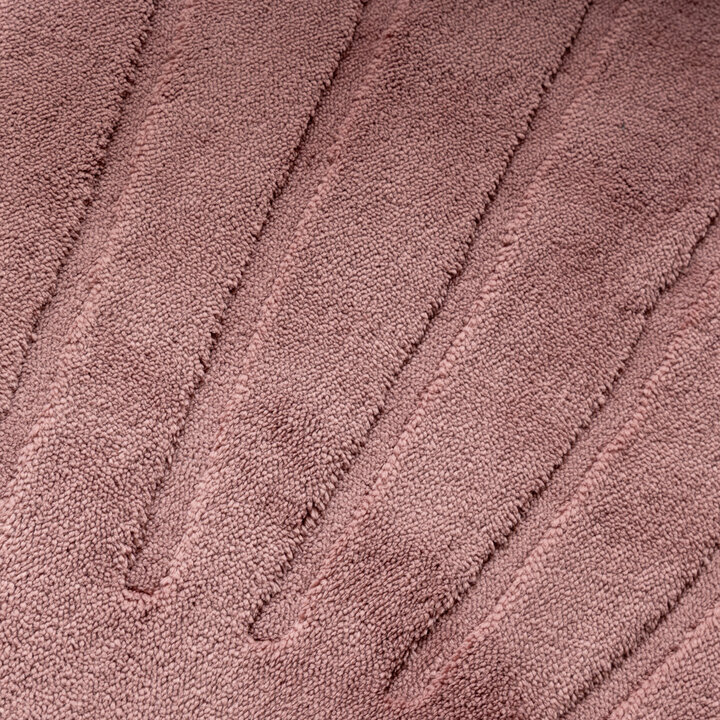 Wasbaar kindervloerkleed - Coco Schelp Donkerroze