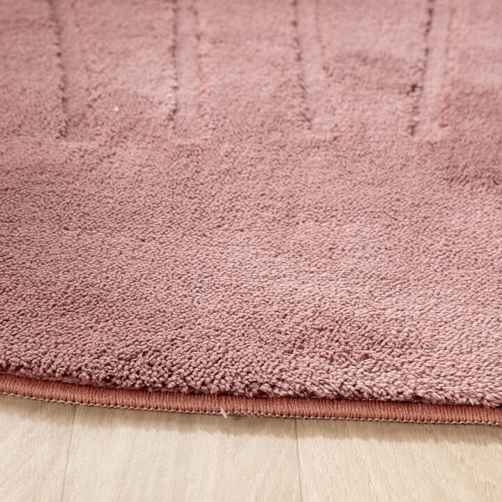 Wasbaar kindervloerkleed - Coco Schelp Donkerroze