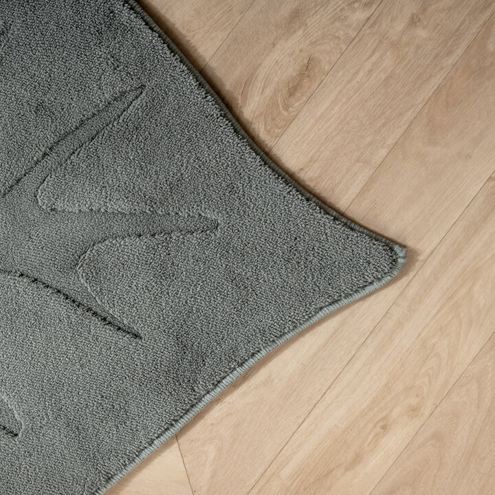 Wasbaar kindervloerkleed - Coco Blad Donkergroen