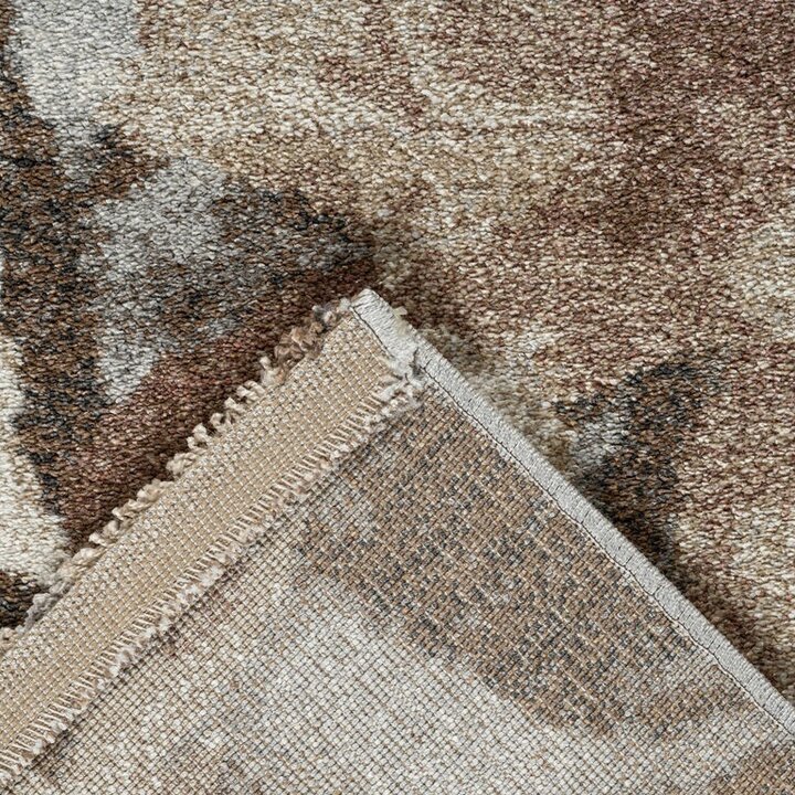 Abstract vloerkleed - Marple Bruin 6362