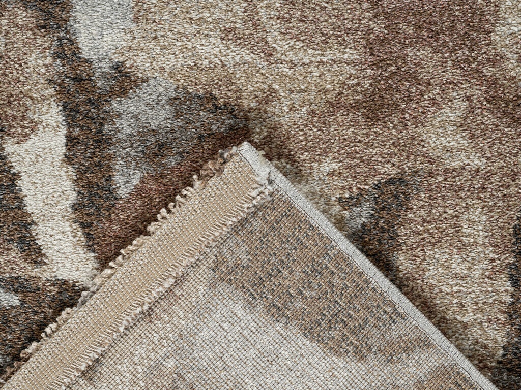 Abstract vloerkleed - Marple Bruin 6362 - sfeer