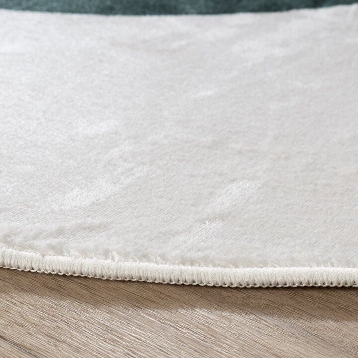 Organisch vloerkleed - Elyra Groen/Beige