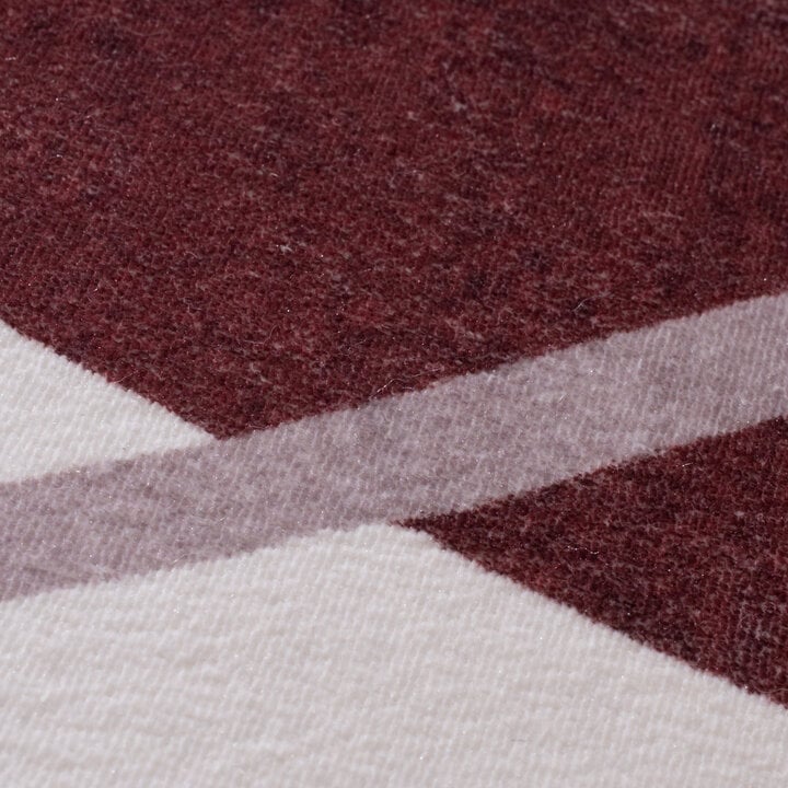 Organisch vloerkleed - Elyra Rood/Beige