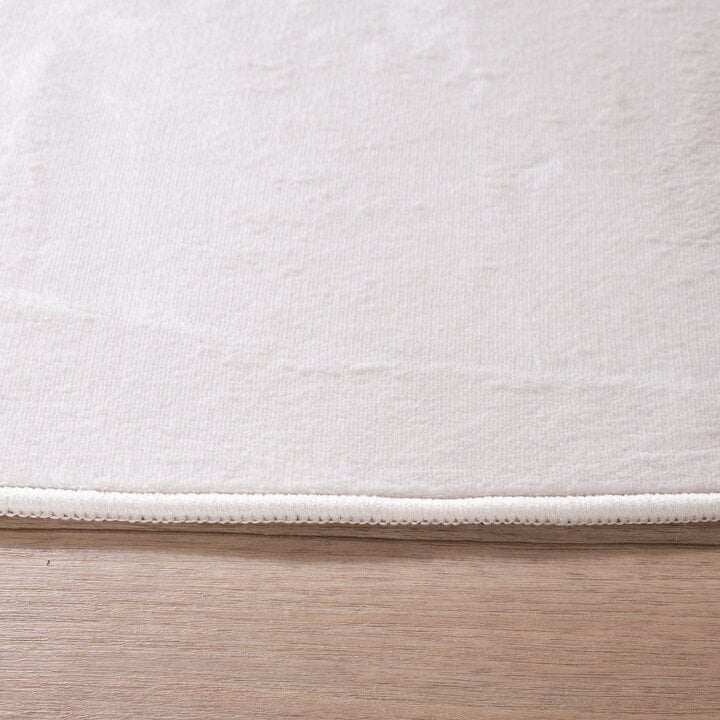 Organisch vloerkleed - Elyra Rood/Beige