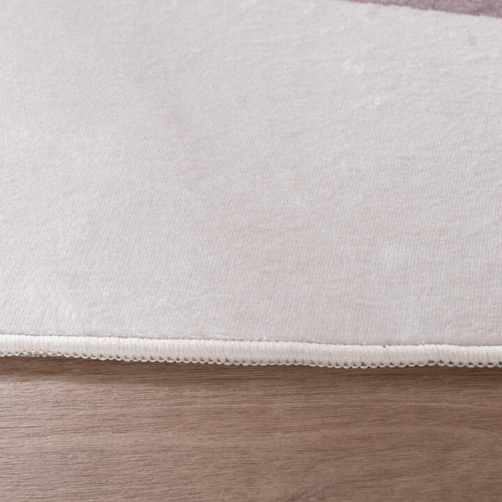 Organisch vloerkleed - Elyra Grijs/Beige