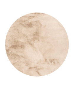 Rond Hoogpolig vloerkleed - Comfy Supreme Beige