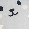 Rond wasbaar kindervloerkleed - Sammy Rabbit Grijs - thumbnail 3