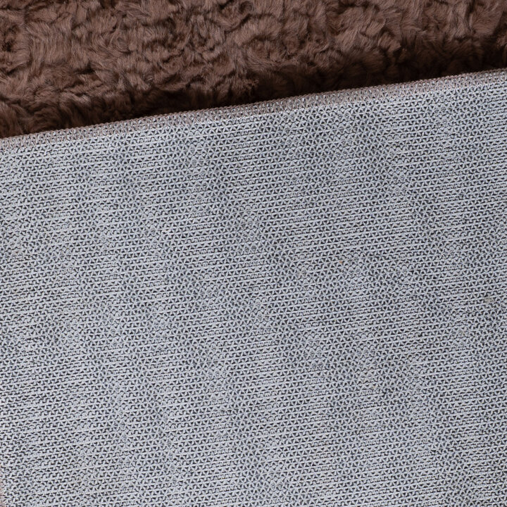 Rond fluffy vloerkleed - Bobby Bruin