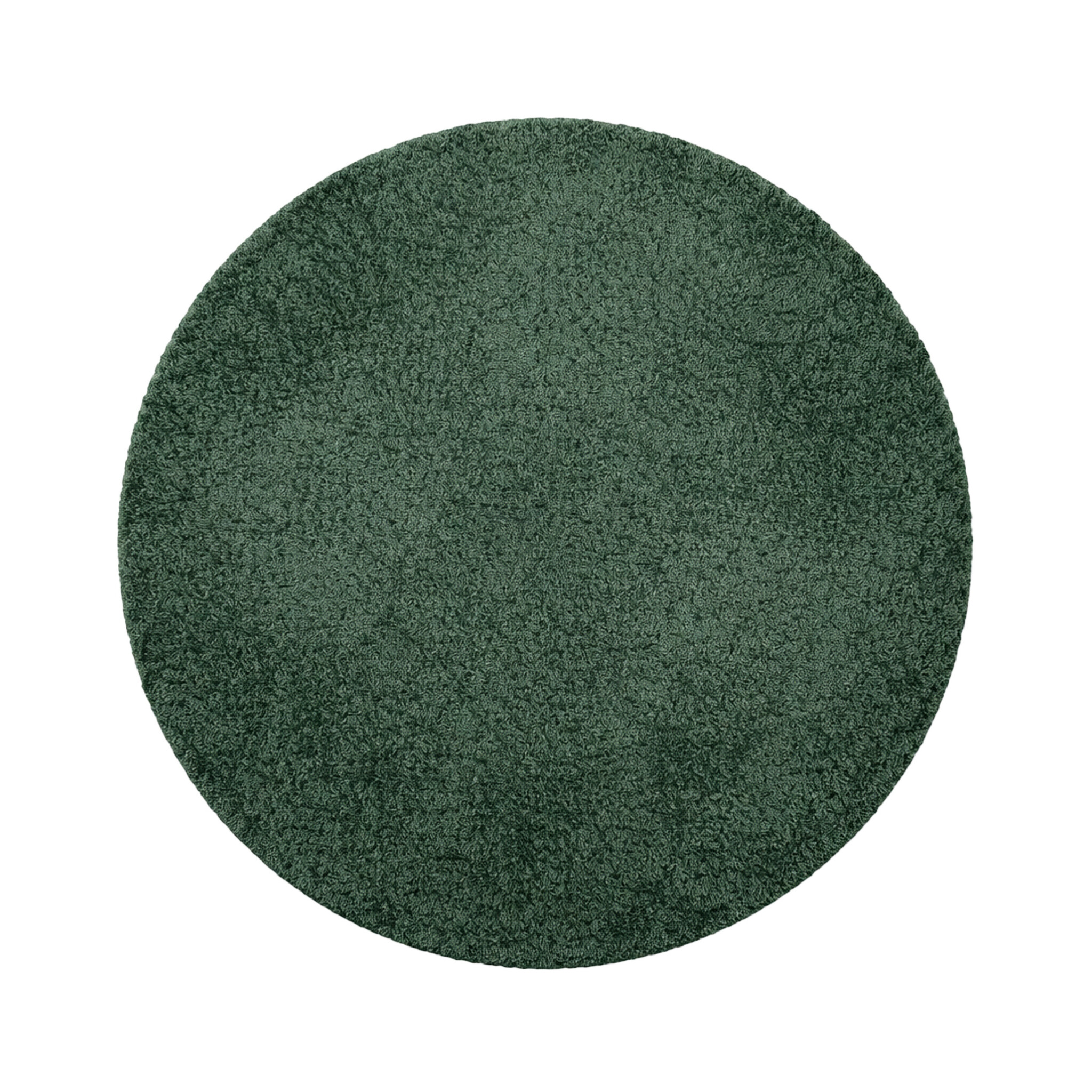 Rond fluffy vloerkleed - Bobby Groen - sfeer