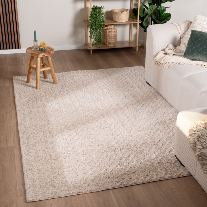 Fluffy vloerkleed - Bobby Creme
