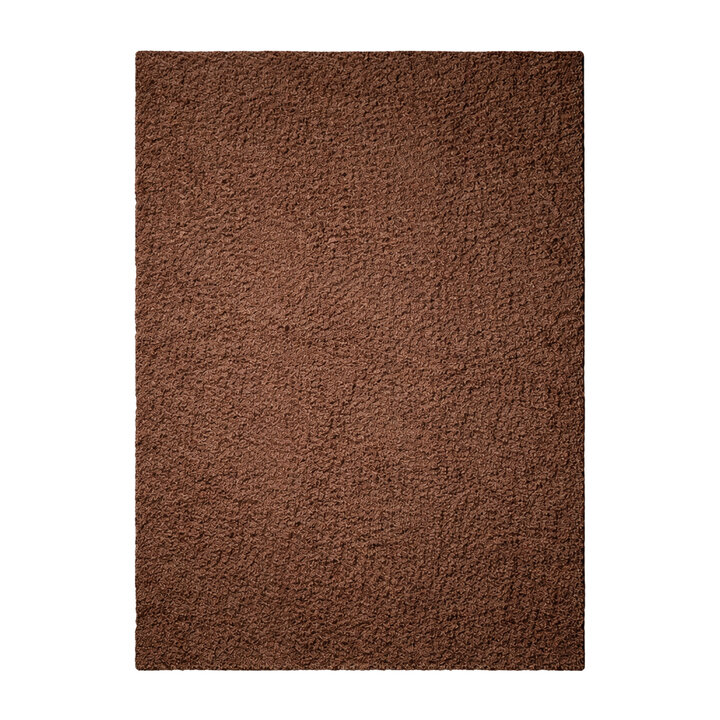 Fluffy vloerkleed - Bobby Donkerbruin