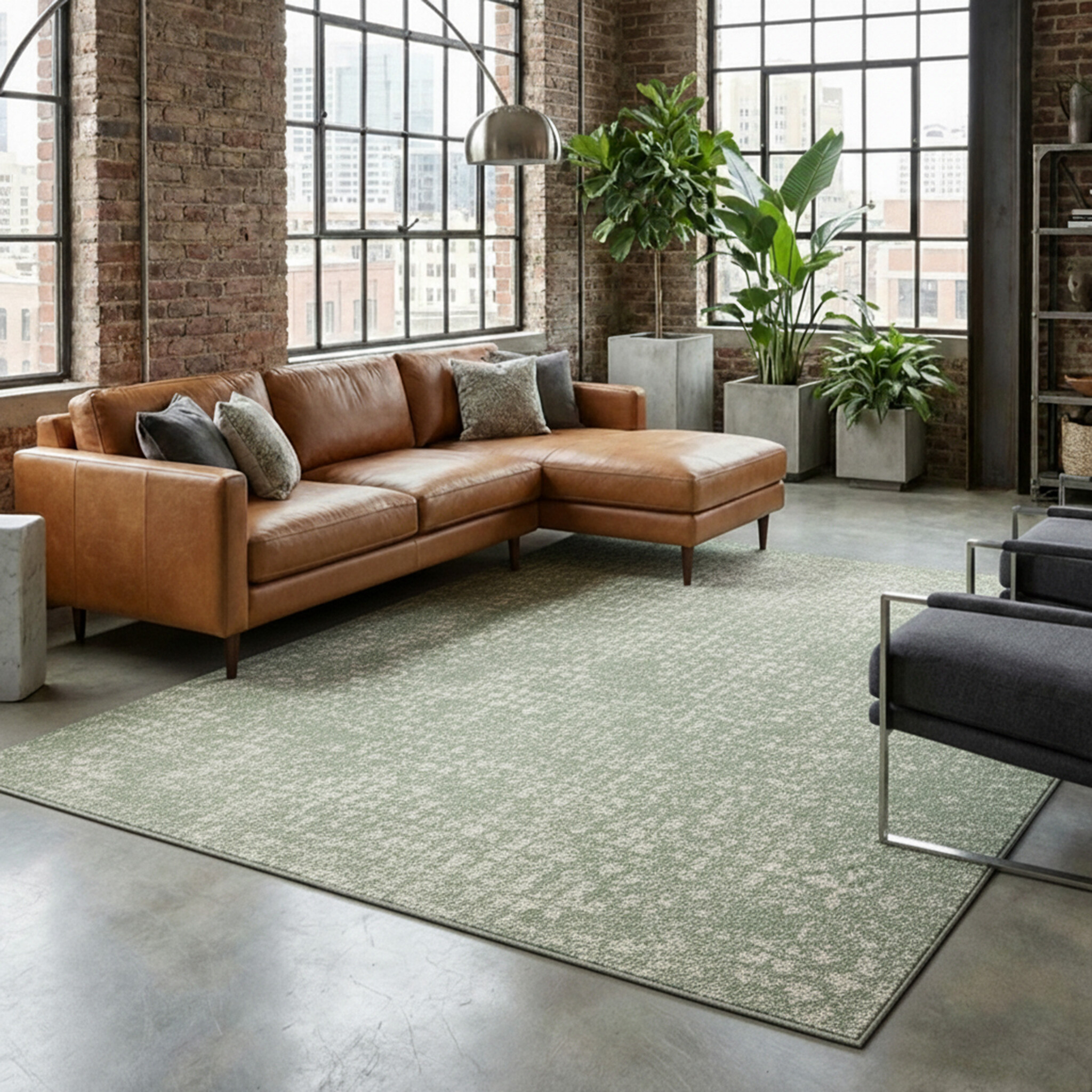 Vintage vloerkleed - Wonder Rustic Groen