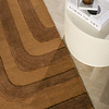 Wollen vloerkleed - Judith Lines Bruin - thumbnail 2