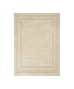 Wollen vloerkleed - Judith Border Greige