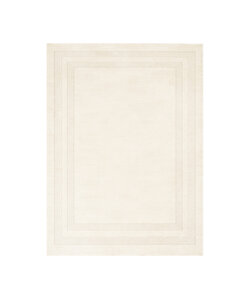 Wollen vloerkleed - Judith Border Creme