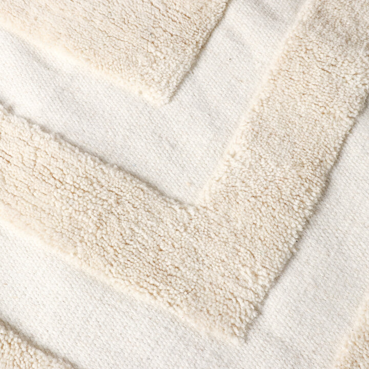 Wollen vloerkleed - Judith Border Creme