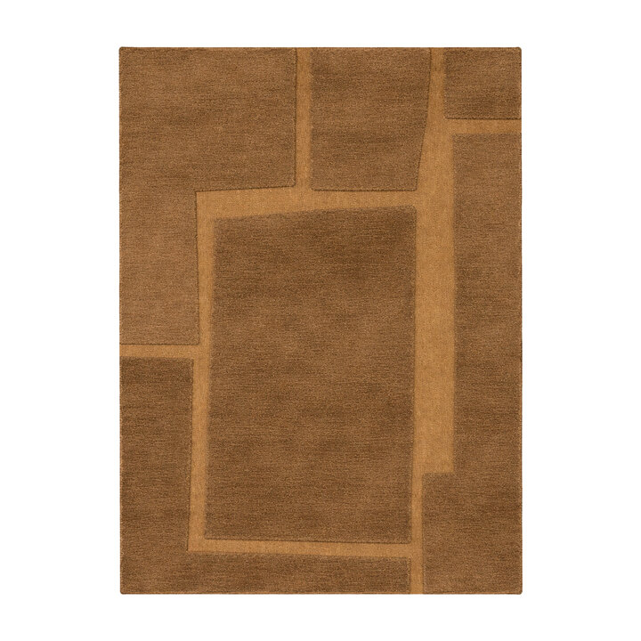 Wollen vloerkleed - Judith Pebble Bruin