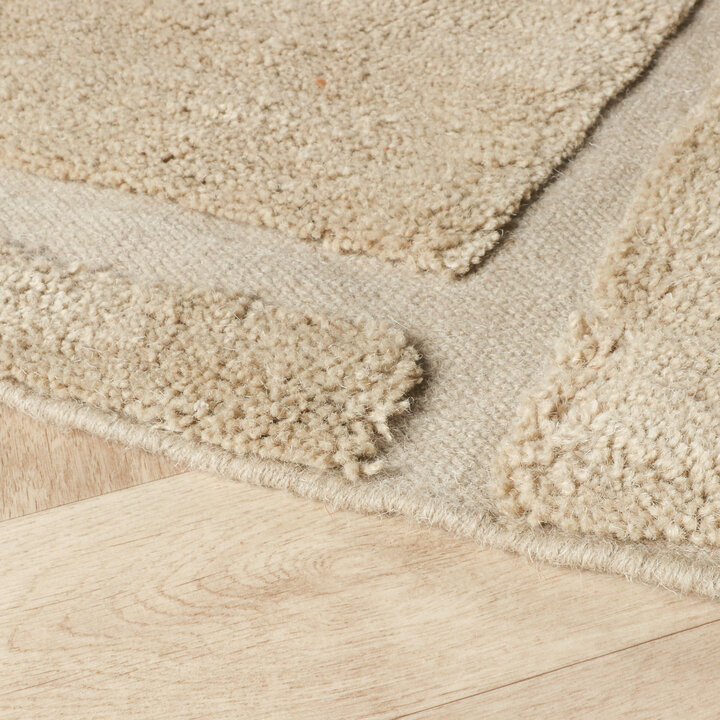 Wollen vloerkleed - Judith Pebble Greige