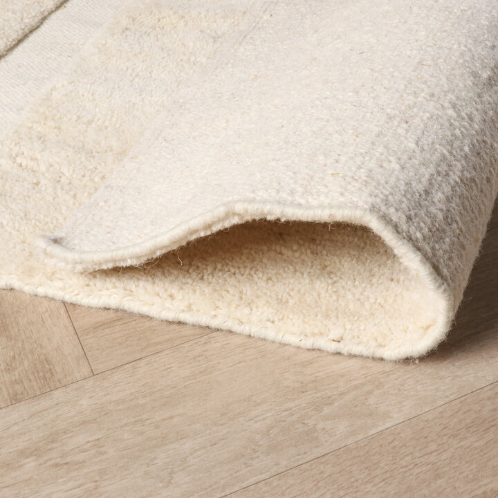 Wollen vloerkleed - Judith Pebble Creme