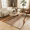 Wollen vloerkleed - Liora Bruin - thumbnail