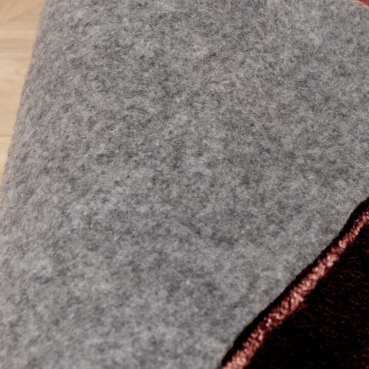 Rond wasbaar vloerkleed - Clean Roze