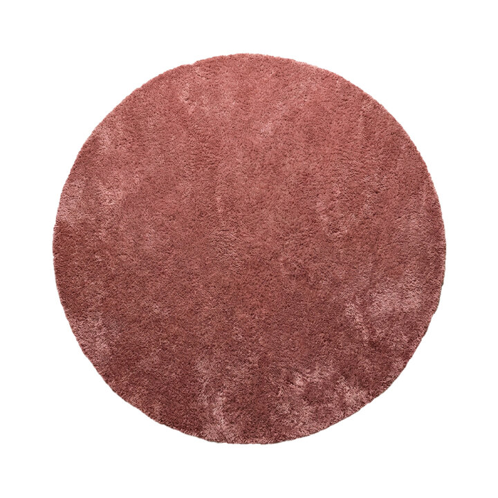 Rond wasbaar vloerkleed - Clean Roze