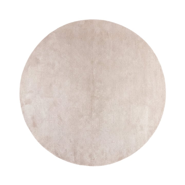 Rond wasbaar vloerkleed - Clean Beige