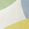 Geometrisch vloerkleed - Swing Circles Blauw/Groen - thumbnail 3