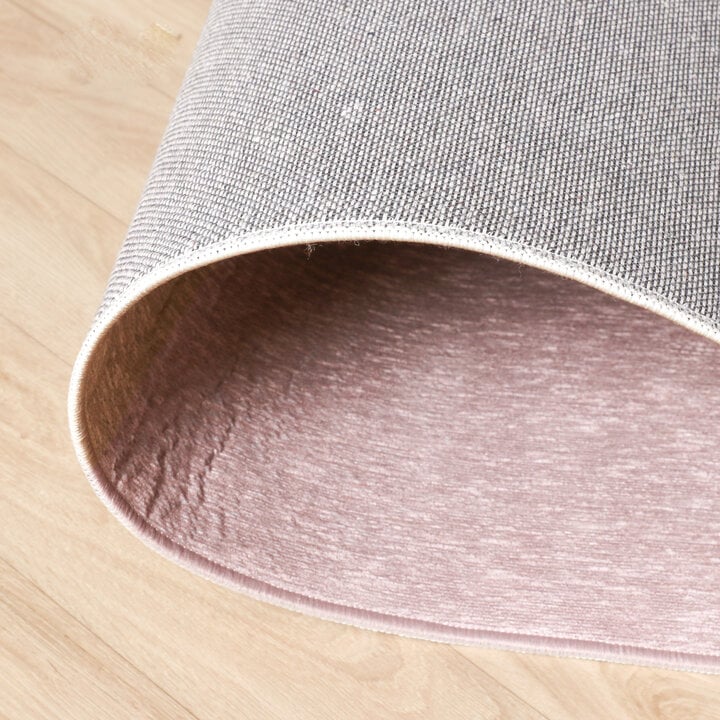 Geometrisch vloerkleed - Swing Circles Blauw/Roze