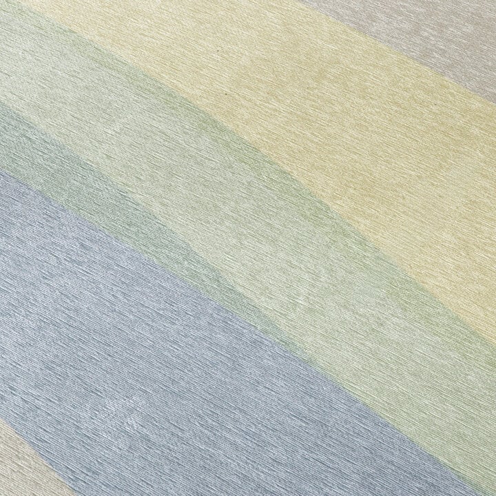 Geometrisch vloerkleed - Swing Waves Blauw/Groen