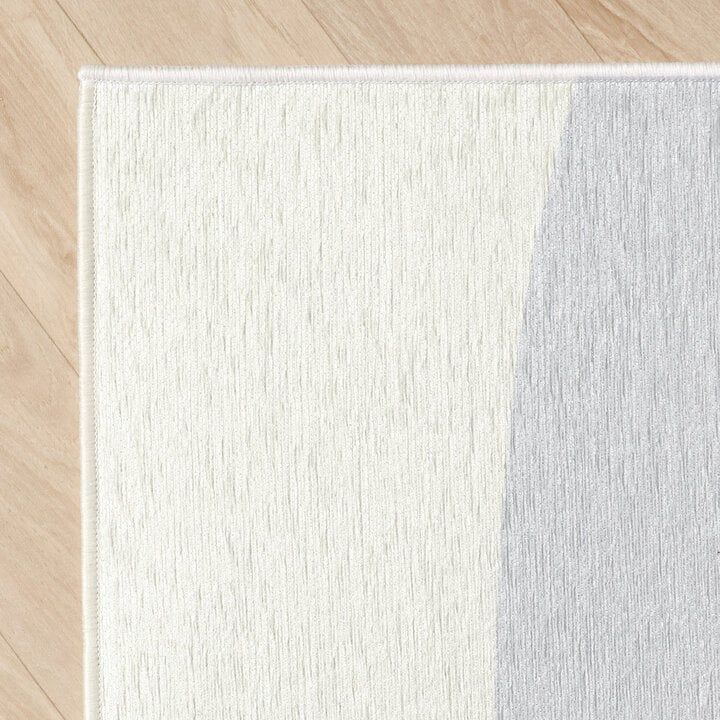 Geometrisch vloerkleed - Swing Waves Blauw