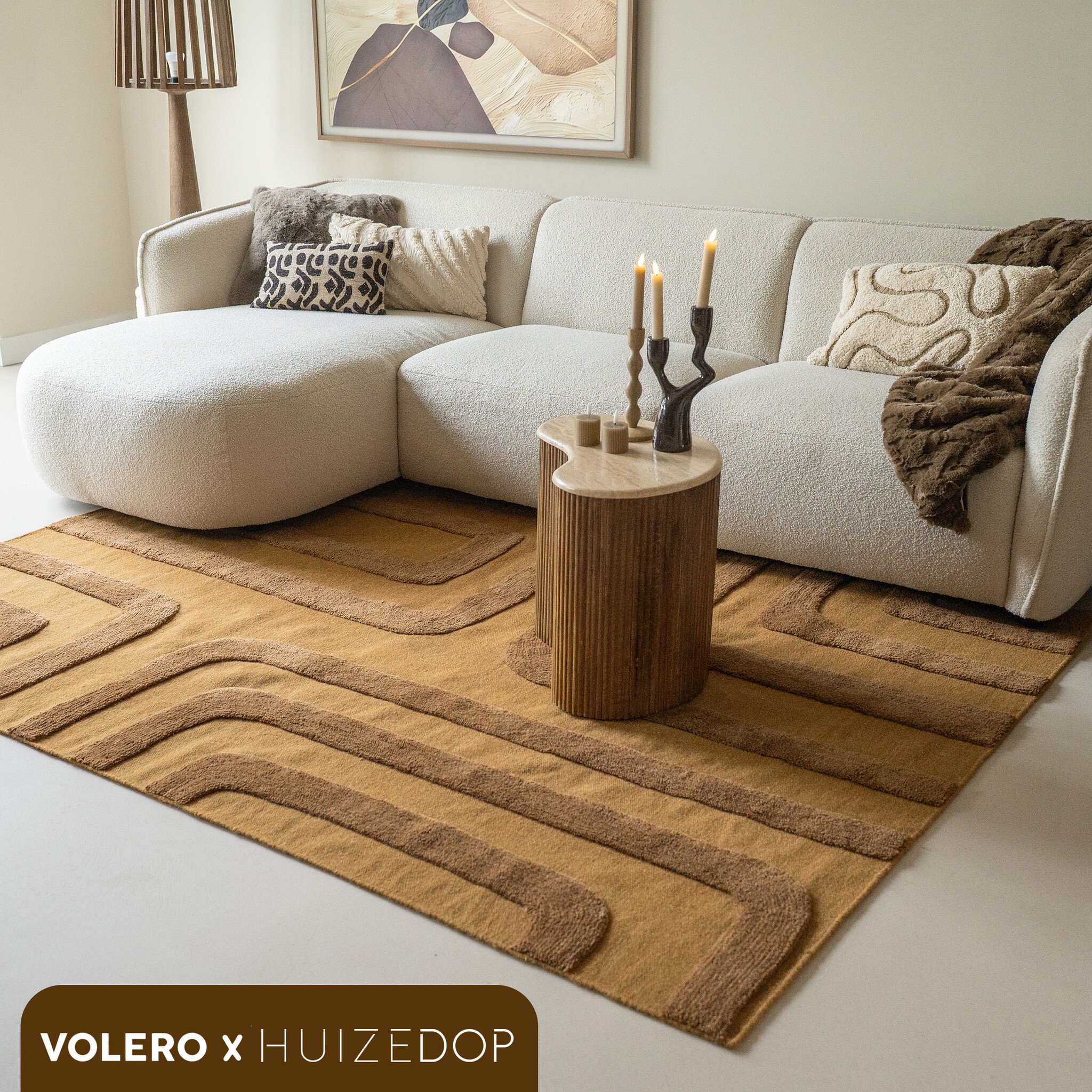 Volero x Huizedop Lines Bruin