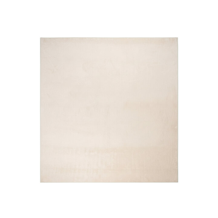 Vierkant laagpolig vloerkleed - Cozy Creme