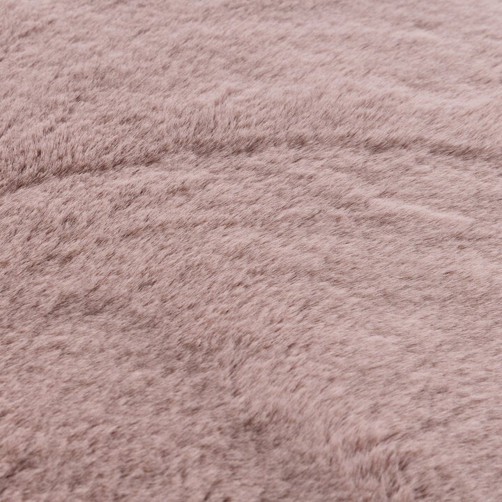 Vierkant hoogpolig vloerkleed - Comfy Supreme Roze