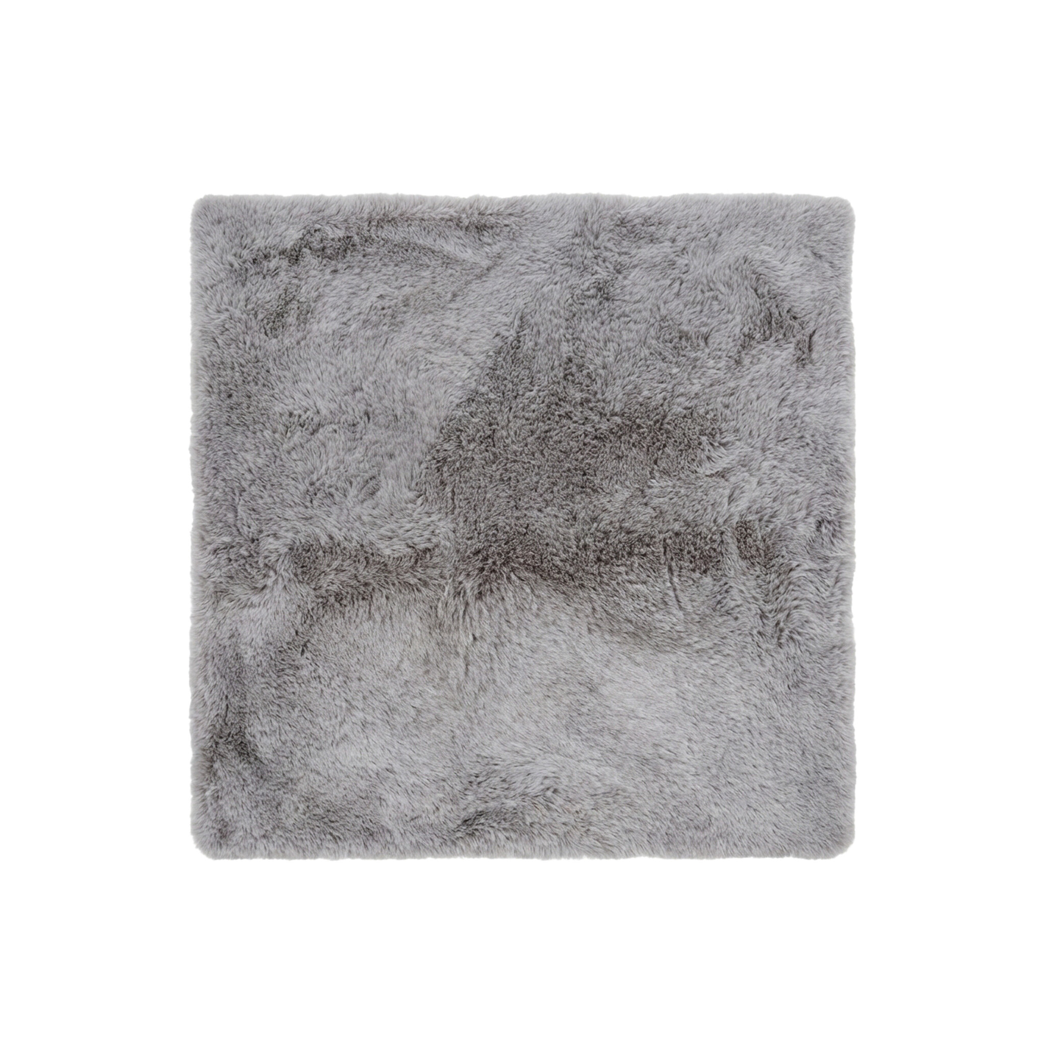 Vierkant hoogpolig vloerkleed - Comfy Supreme Grijs - sfeer