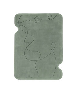 Organisch vloerkleed - Elodie Groen