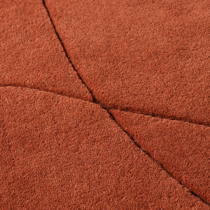 Organisch vloerkleed - Elodie Terracotta