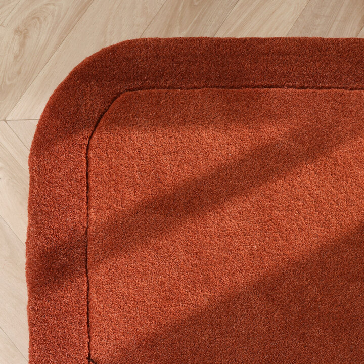 Organisch vloerkleed - Elodie Terracotta