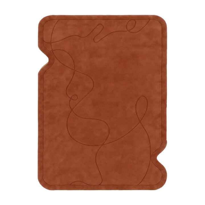 Organisch vloerkleed - Elodie Terracotta