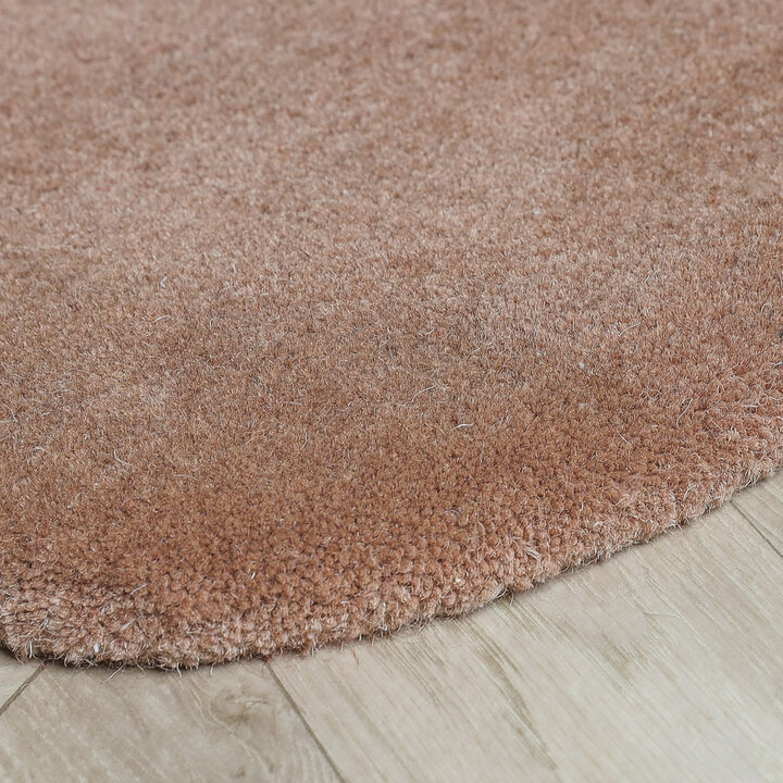 Organisch vloerkleed - Chester Lines Bruin