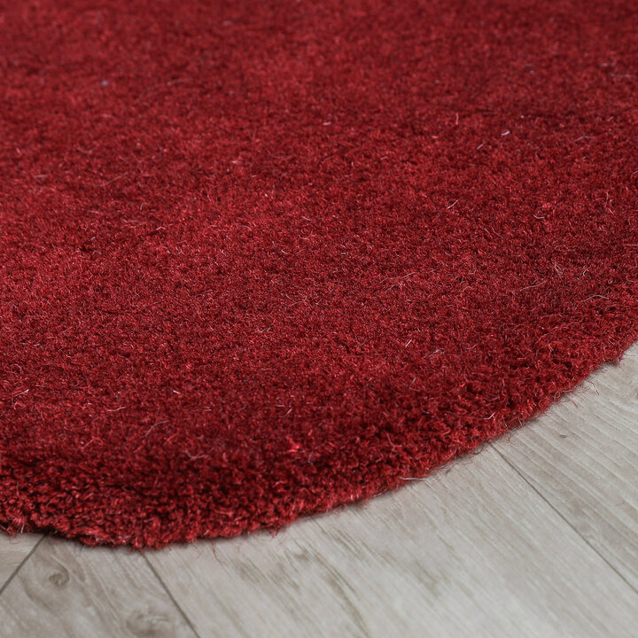 Organisch vloerkleed - Chester Lines Rood