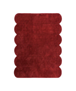 Organisch vloerkleed - Chester Lines Rood