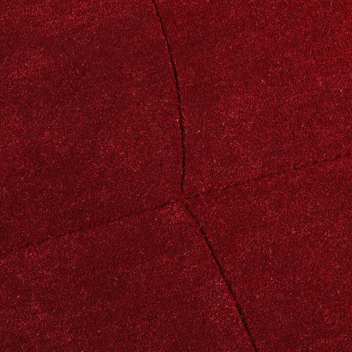 Organisch vloerkleed - Chester Blocks Rood