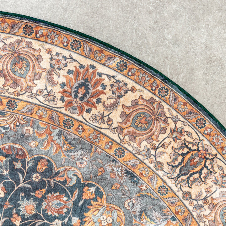 Rond vintage vloerkleed - Imagine Medaillon Rustiek