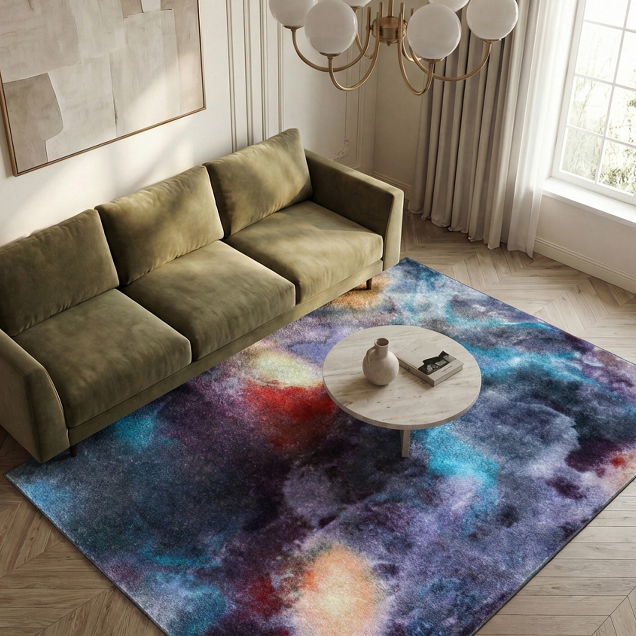 Design vloerkleed - Lunara Multicolor