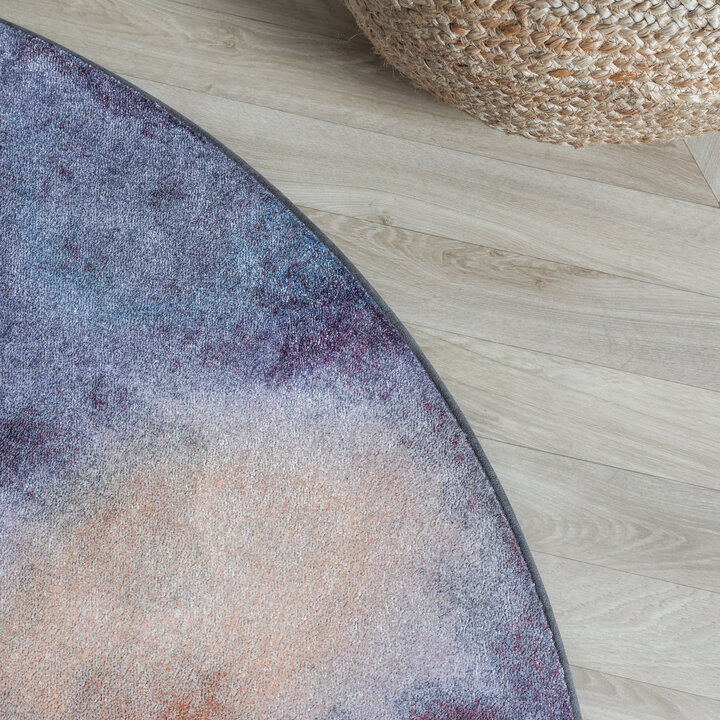 Rond design vloerkleed - Lunara Multicolor