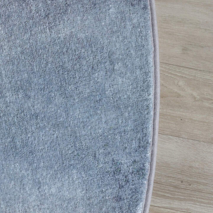 Rond design vloerkleed - Lunara Grijs